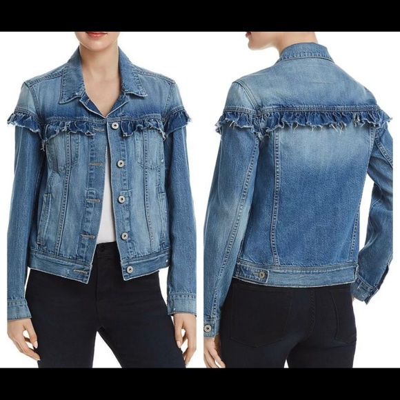 PAIGE Jackets & Blazers - Paige Heidi Ruffle Denim Jacket MSRP $239
